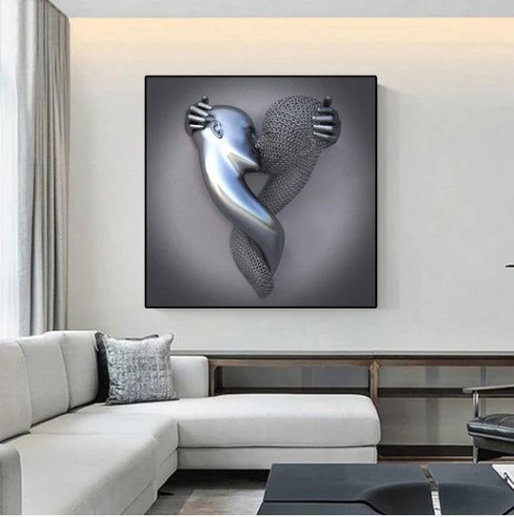 Wanddecoratie schilderij liefde