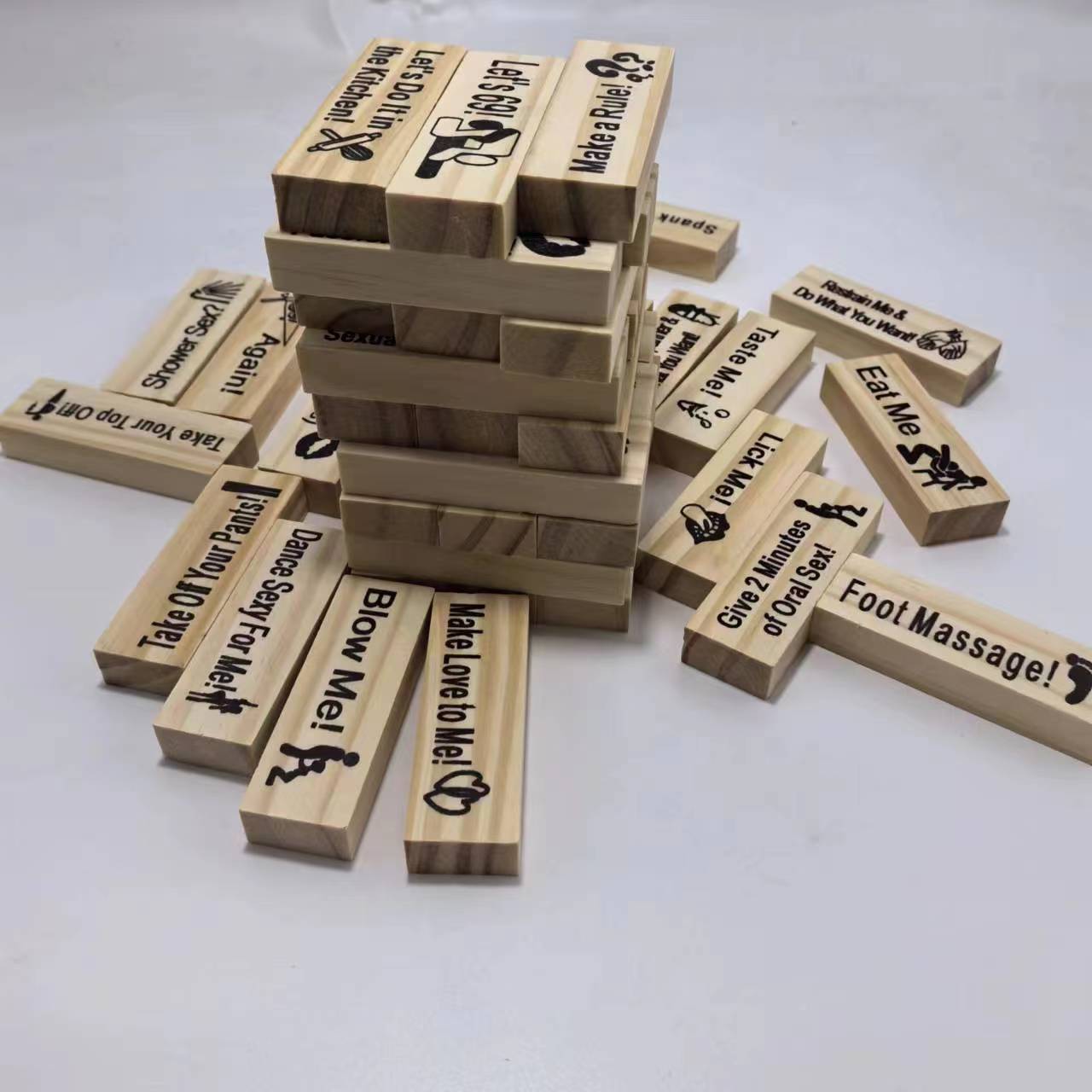 Intimiteit Blokkentoren Jenga Spel