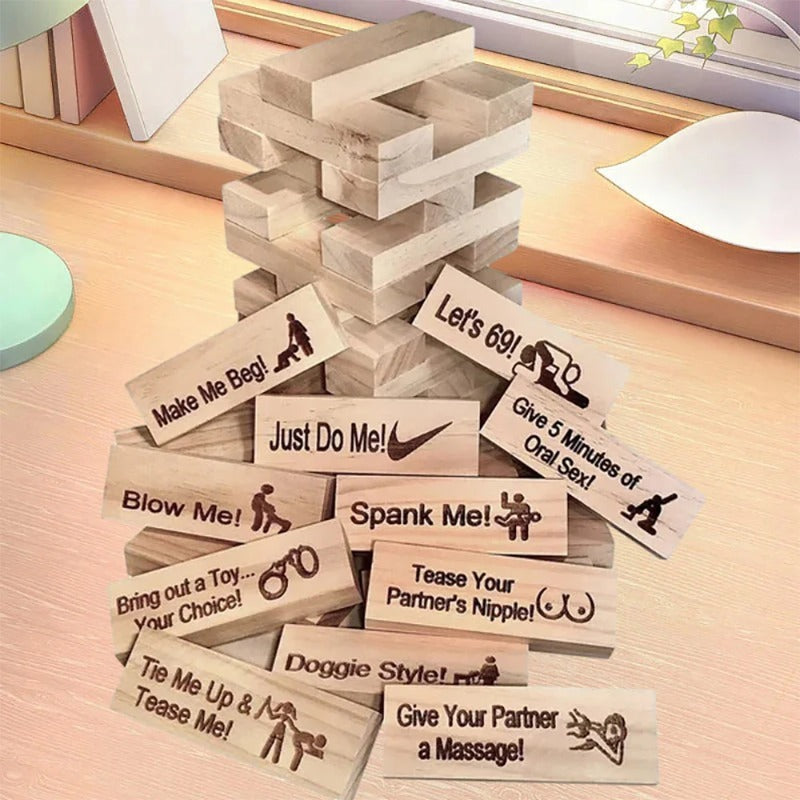 Intimiteit Blokkentoren Jenga Spel