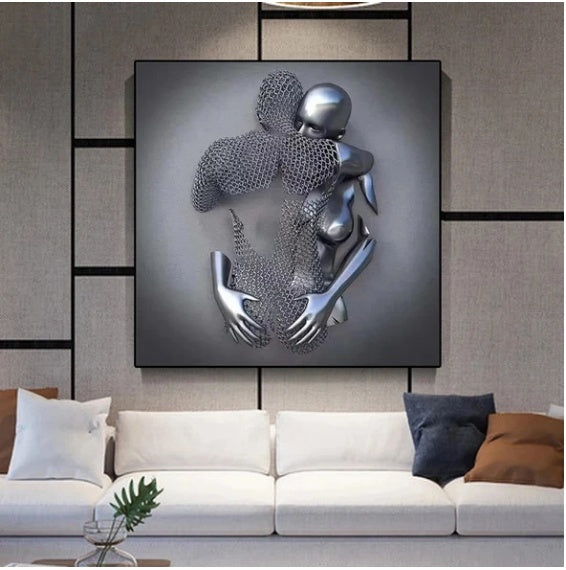 Wanddecoratie schilderij liefde