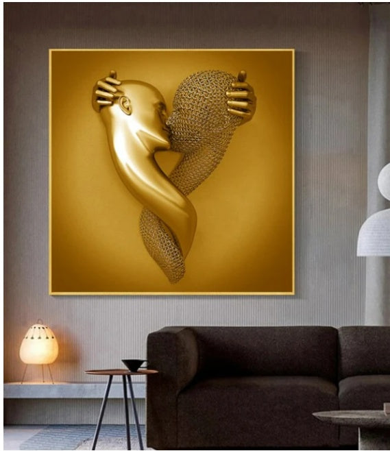 Wanddecoratie schilderij liefde