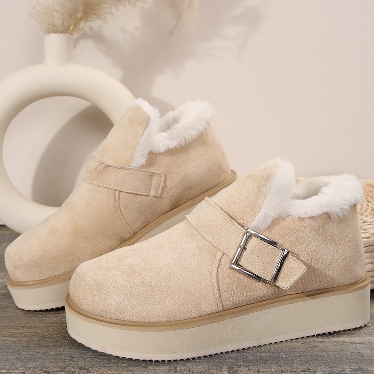 Winter sneeuw Boots met gesp
