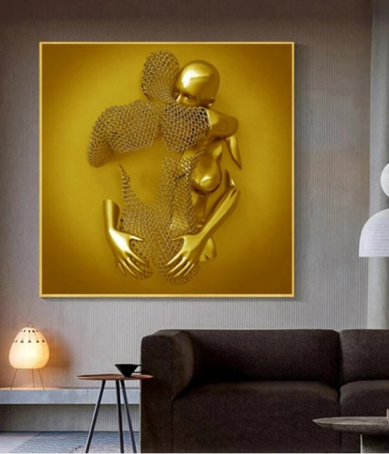 Wanddecoratie schilderij liefde