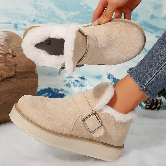Winter sneeuw Boots met gesp