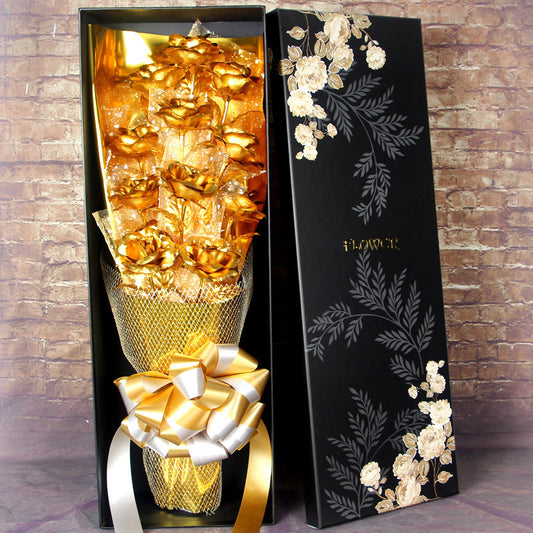 Gouden Foliaroos 24K – Tijdloos symbool van Liefde