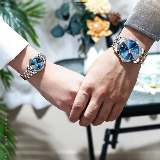 Luxe Quartz Horloge Set voor Koppels