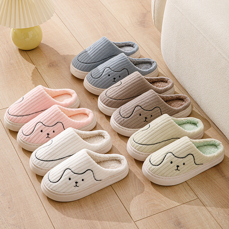 Gestreepte Kattenpantoffels