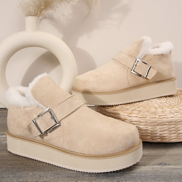 Winter sneeuw Boots met gesp